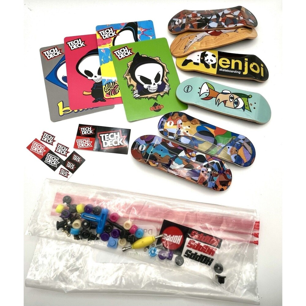Lot of Teck Deck Finger Skateboards